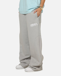 Carre Off Grid Panelled Trackpants Light Grey
