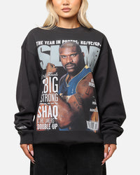 Mitchell & Ness Los Angeles Lakers Shaquille O'Neal Slam Magazine Crewneck Faded Black