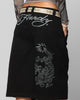 Ed Hardy Dragon Jorts Black