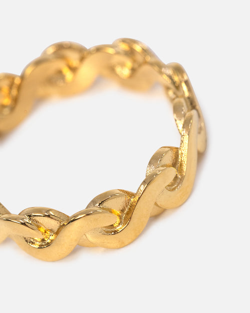 Saint Morta Infinity Ring Gold