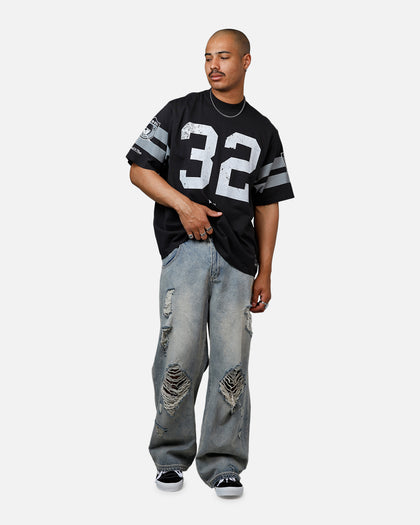 Mitchell & Ness Las Vegas Raiders Marcus Allen Boxy T-Shirt Faded Black