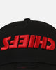 New Era Kansas City Chiefs 'Upside Down Logo' 9FORTY A-Frame Snapback Black