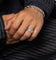 Saint Morta Rope Chain Ring White Gold
