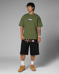 Loiter Shadowmark T-Shirt Olive Green