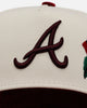 New Era Atlanta Braves 'Velvet Roses' 9FORTY A-Frame Snapback Chrome