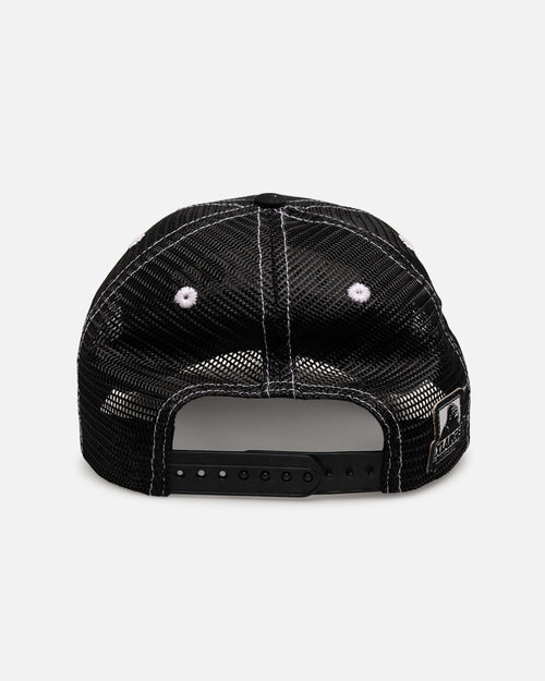 X-Large LA Star Low Profile Trucker Snapback Black