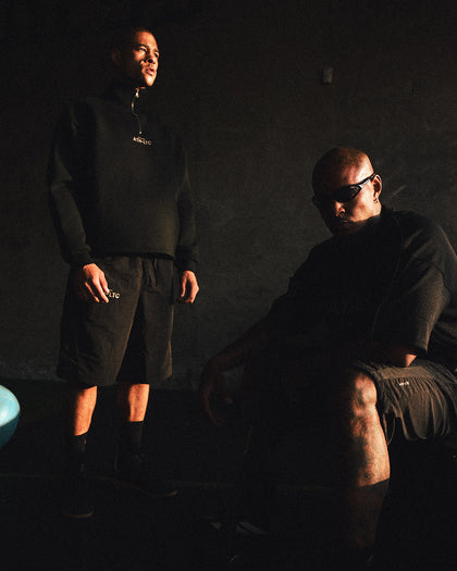 Saint Morta Athltc S2 Baggy Track Shorts Black