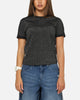 Adidas Women's Lurex Cali T-Shirt Black