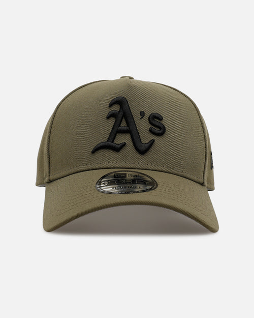 New Era Oakland Athletics 'Easy Olive' 9FORTY A-Frame Snapback Olive