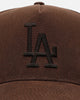 New Era Los Angeles Dodgers 'Waxed Canvas QS' 59FORTY A-Frame Fitted Brown