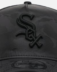 New Era Chicago White Sox 'Camo' 9FORTY A-Frame Trucker Snapback Black