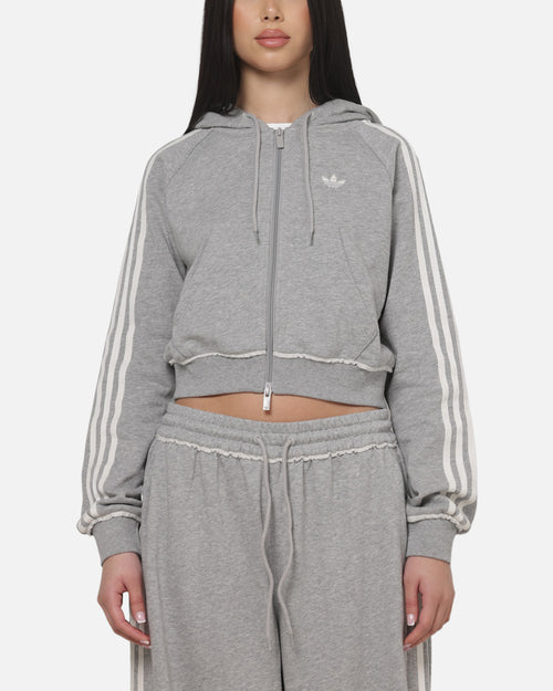GFX Zip Track Top Medium Grey Heather