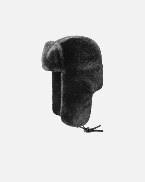 Kangol Faux Fur Trapper Black