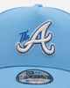 New Era Atlanta Braves 'Sky Blue' 9FORTY A-Frame Snapback Sky Blue