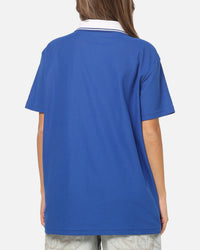 Bleacher Athletic Canterbury-Bankstown Bulldogs NRL Adult Golf Polo T-Shirt Blue