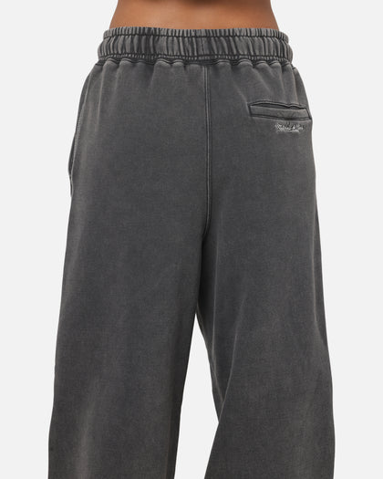 Mitchell & Ness Las Vegas Raiders Star Script Relaxed Track Pants Washed Black