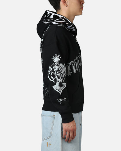 73 Studio Rey Mysterio Masked Hoodie Black Wash