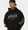 Loiter Cosmic Rhinestone Hoodie Black