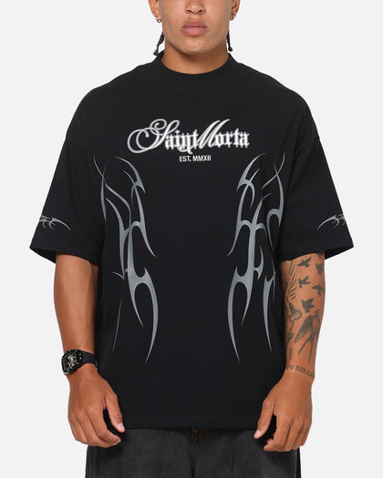 Saint Morta Consortium Boxy T-Shirt Black