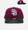 New Era San Diego Padres 'Vineyard' 9FORTY A-Frame Snapback Purple