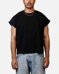 MNML Washed Boxy Tank Top Shirt Washed Black