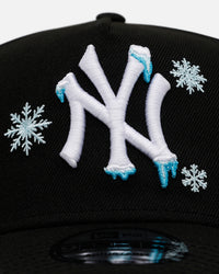 New Era New York Yankees 'Cold As Ice' 9FORTY A-Frame Snapback Black