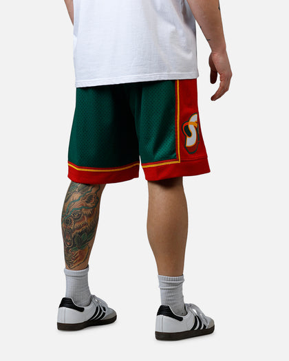Mitchell & Ness Seattle SuperSonics 95-96' Swingman Shorts Green