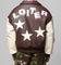 Loiter Solar Vegan Leather Varsity Jacket Brown/Beige