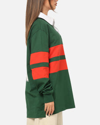 Bleacher Athletic South Sydney Rabbitohs NRL Legacy Rugby Polo Shirt Green