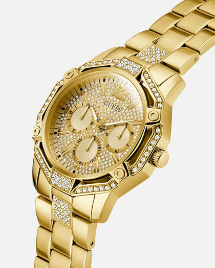 Guess Mainline Regal Watch Gold