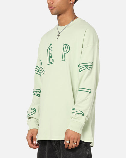 Carre Global Oversized Long Sleeve T-Shirt Sage