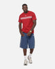 Adidas Chest Stripes 98 T-Shirt Red