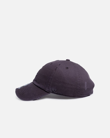 47 Brand Los Angeles Dodgers 'Distressed Logo' 47 Clean Up Strapback Charcoal