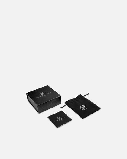 Philipp Plein Plein Tennis Royal Black Crystal Bracelet Gold