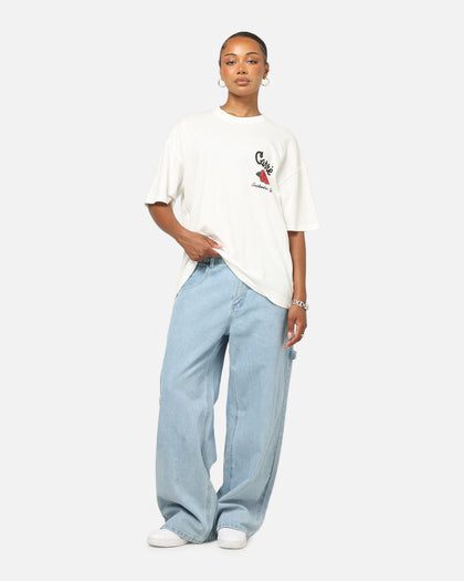 Carre Rose Box T-Shirt Off White