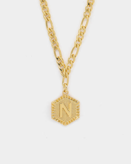 Raising Hell Women's Letter Anklet Gold