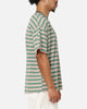 XXIII Standard Stripe T-Shirt Green/Pink
