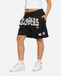 Mitchell & Ness Las Vegas Raiders Arch Script Shorts Black/White