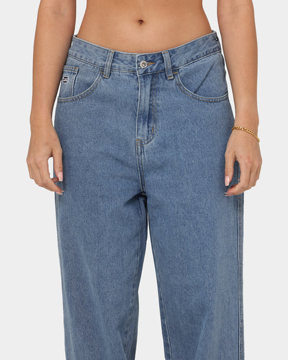 X-Large Bull Denim 91 Pants Mid Blue