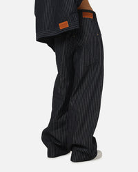 Carre Lockout Pinstripe Baggy Pants Navy Pinstripe