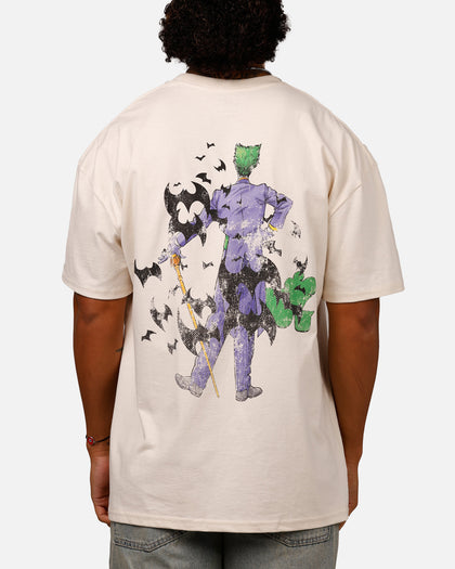 American Thrift X DC Batman The Joker Cane Heavyweight T-Shirt Off White