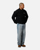 Criminal Damage Quilted Bomber Black