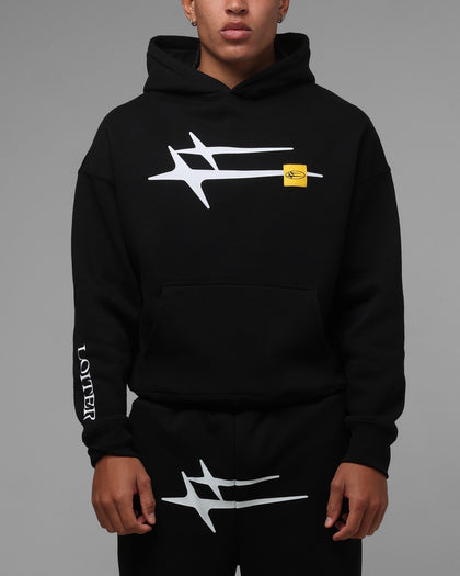 Loiter Hybrid Premium Hoodie Black