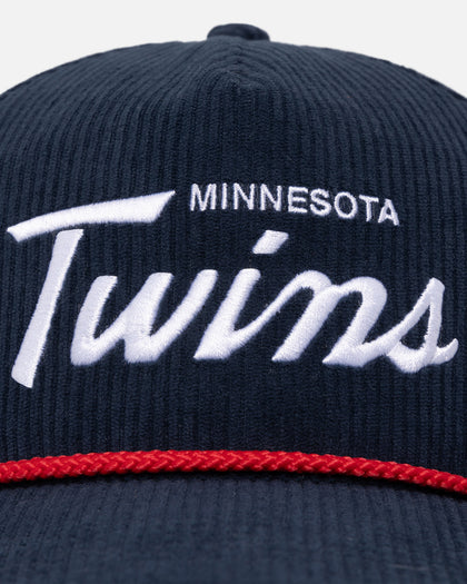 47 Brand Minnesota Twins 'MLB Opening Day' Corduroy Crossrope Hitch Snapback Navy