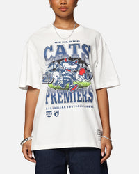 Mitchell & Ness Geelong Cats Mascot T-Shirt Vintage White