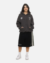 Mitchell & Ness Classic All Blacks Box Hoodie Washed Black