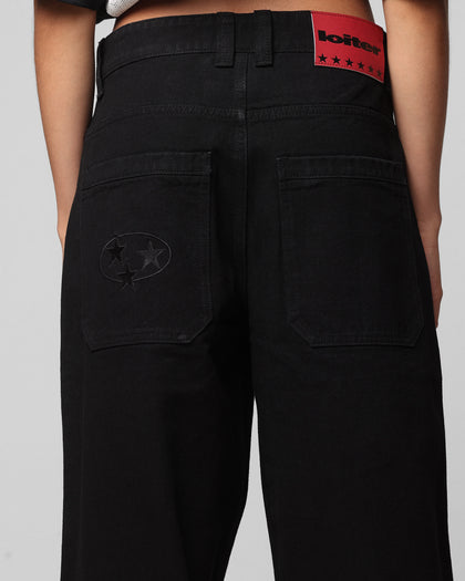 Loiter Collateral Baggy Jeans Black