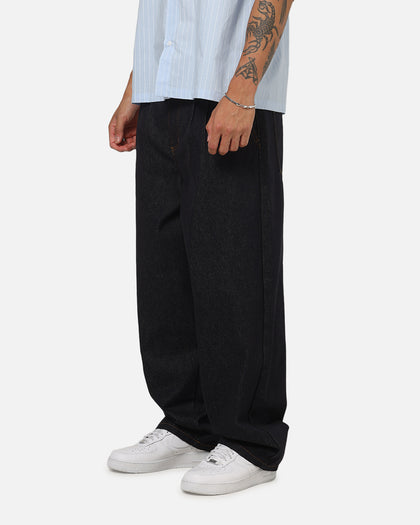 Carre Astor Pleated Jeans Raw Blue