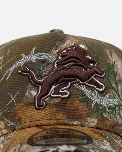New Era Detroit Lions 'Realtree Grit 3.0' 9FORTY A-Frame Snapback Realtree Edge