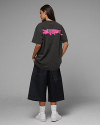 Loiter Cyber Logo T-Shirt Vintage Black